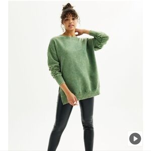 NWT SO Weekend Tunic Sweatshirt Sz L